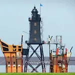 De Tuunkrueper Mit Deichblick Nordseeluft Von Der Terrasse Aus Διαμέρισμα Wurster Nordseekuste