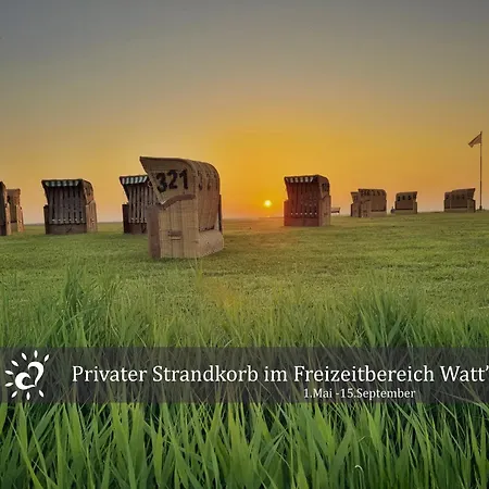 De Tuunkrueper Mit Deichblick Nordseeluft Von Der Terrasse Aus