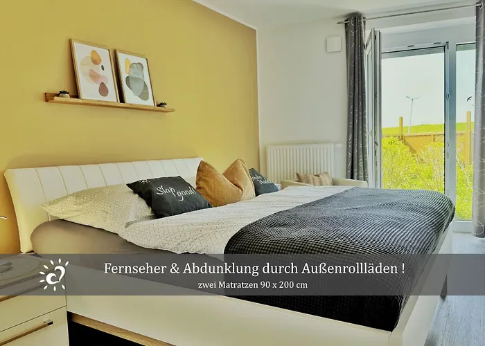 Apartment De Tuunkrueper Mit Deichblick Nordseeluft Von Der Terrasse Aus *