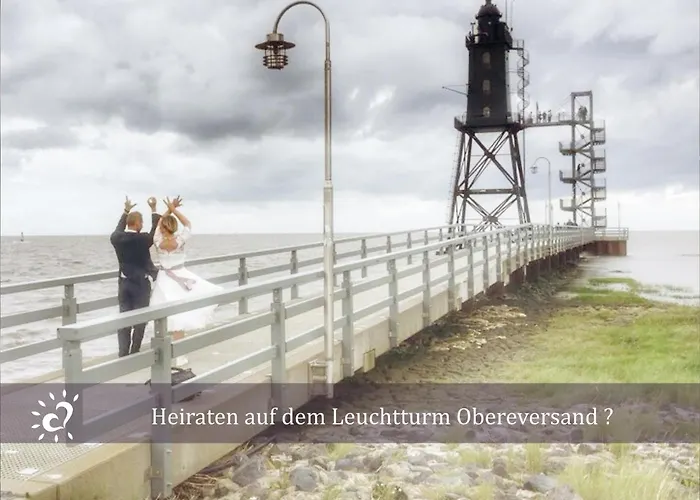 De Tuunkrueper Mit Deichblick Nordseeluft Von Der Terrasse Aus Wurster Nordseeküste